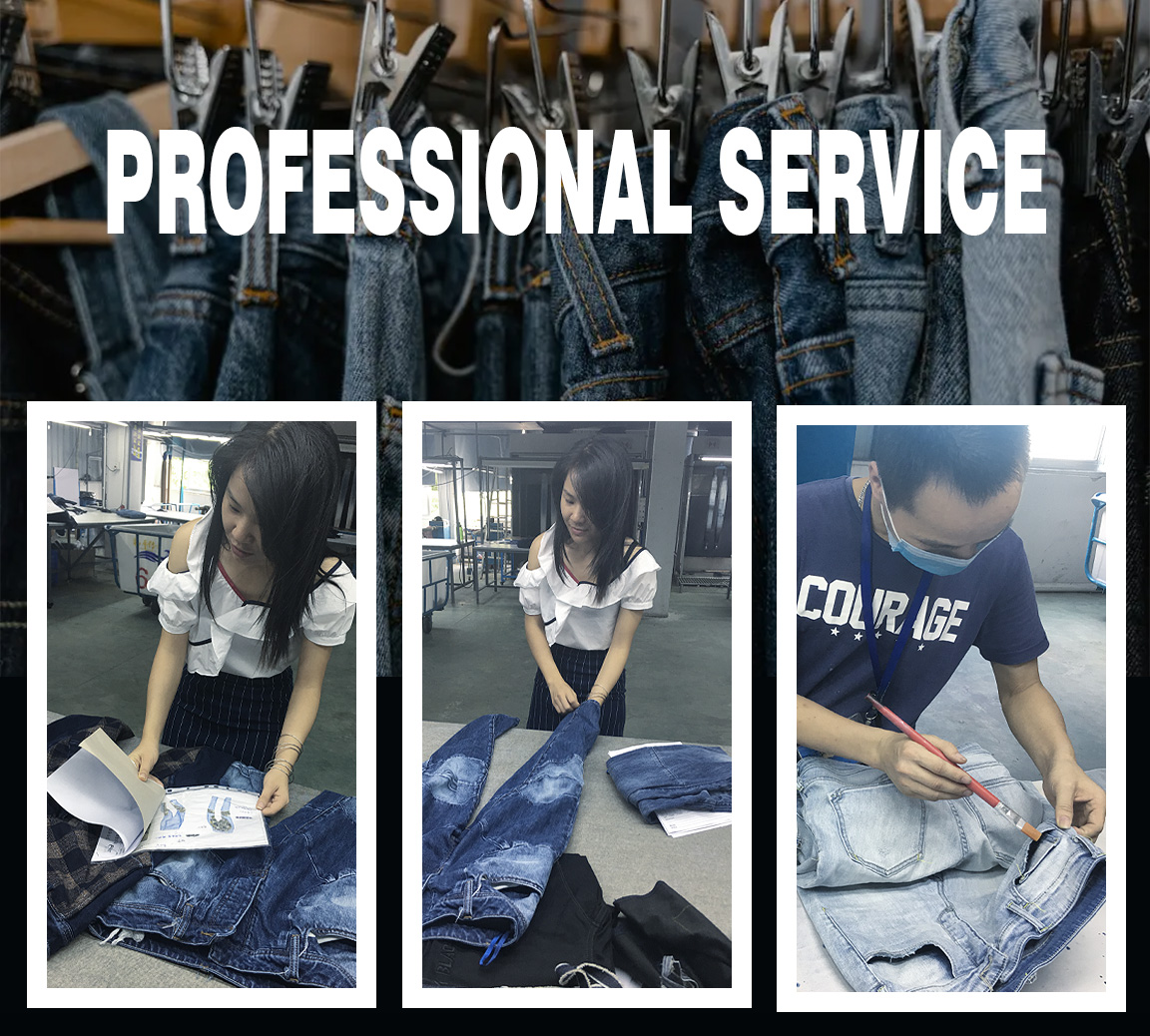 Professional denim clothing manufacturer