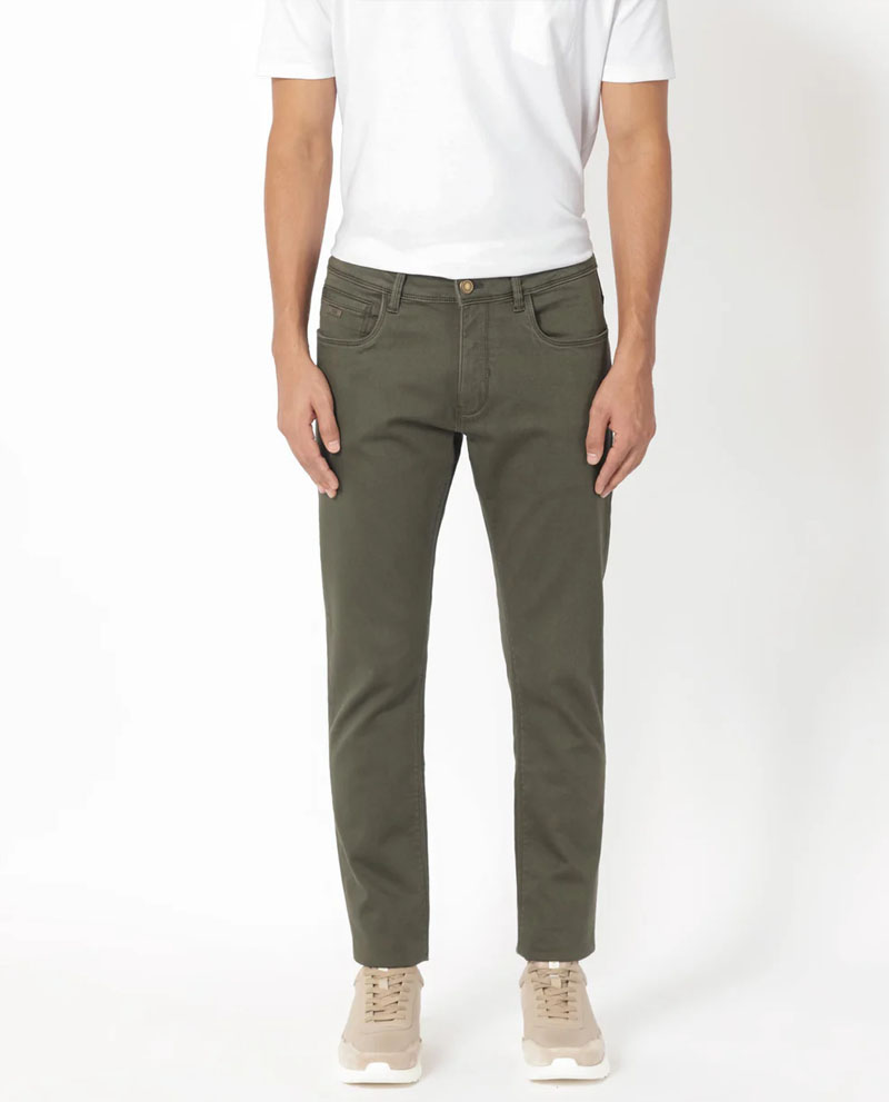 Custom plain dyed denim jeans