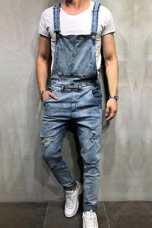 Mens Denim Overalls & Jumpsuits