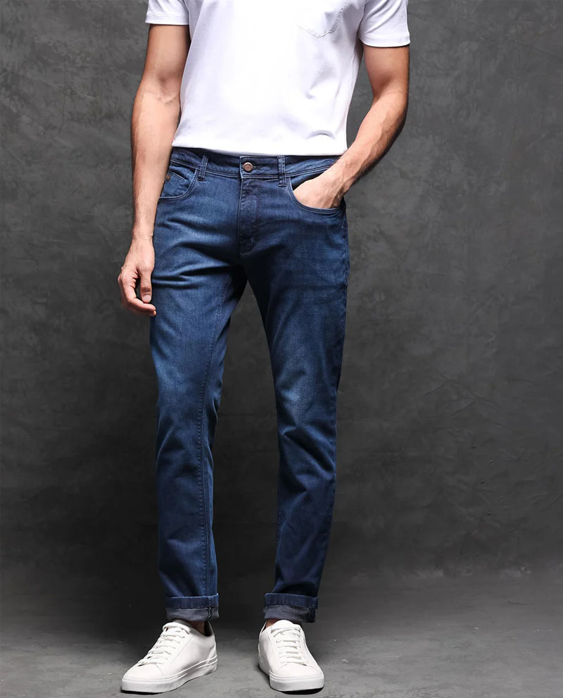 Custom Slim Fit Dark Wash Jeans Guild Casual