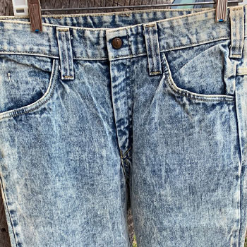 Washed vintage denim