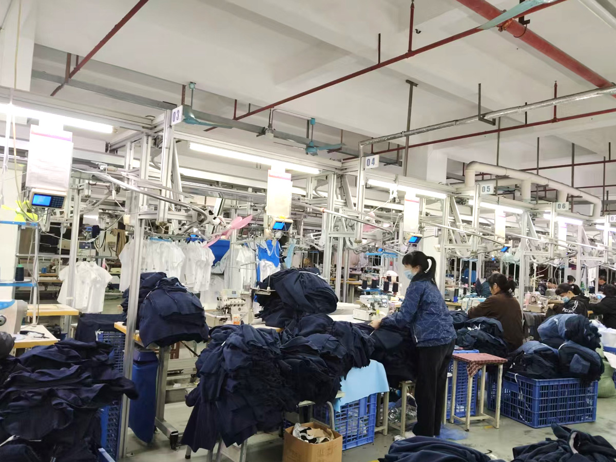 Our Denim Stitching Production Factory Workshop