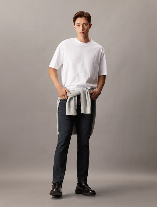 men's vintage multi panel denim pants