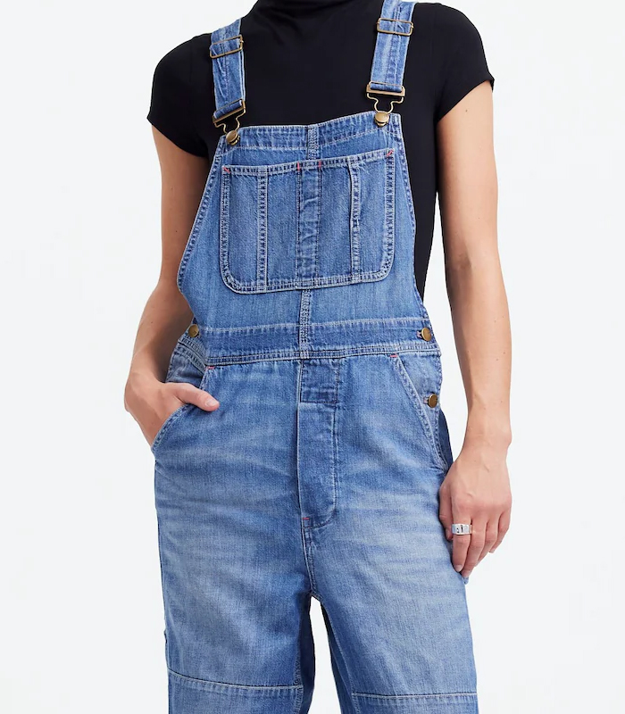 Custom Water Waste Denim Overalls
