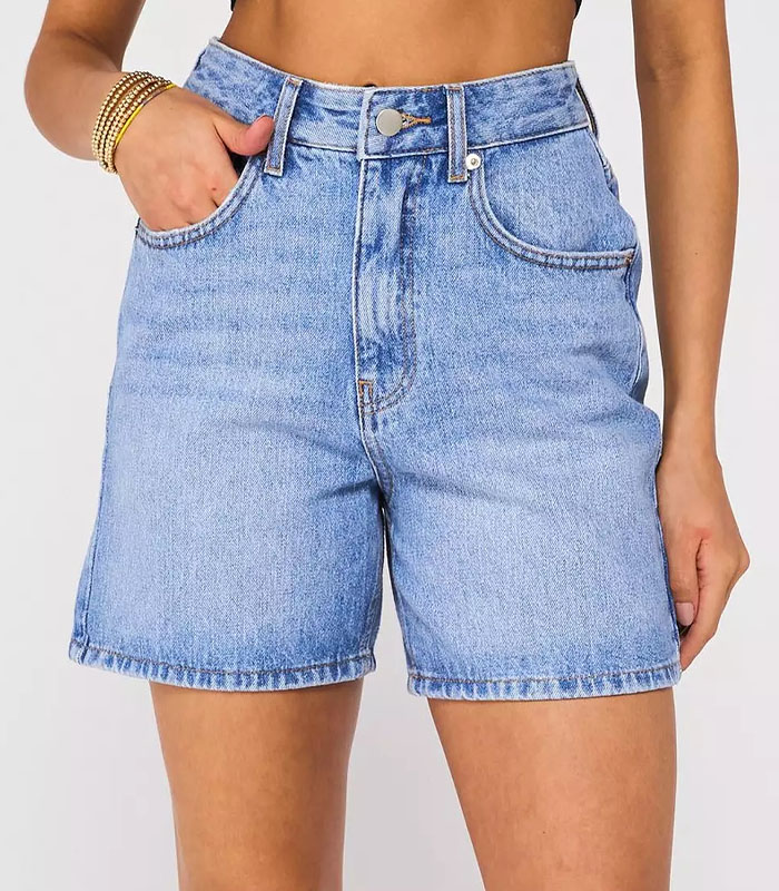 Custom Denim Bermuda Shorts