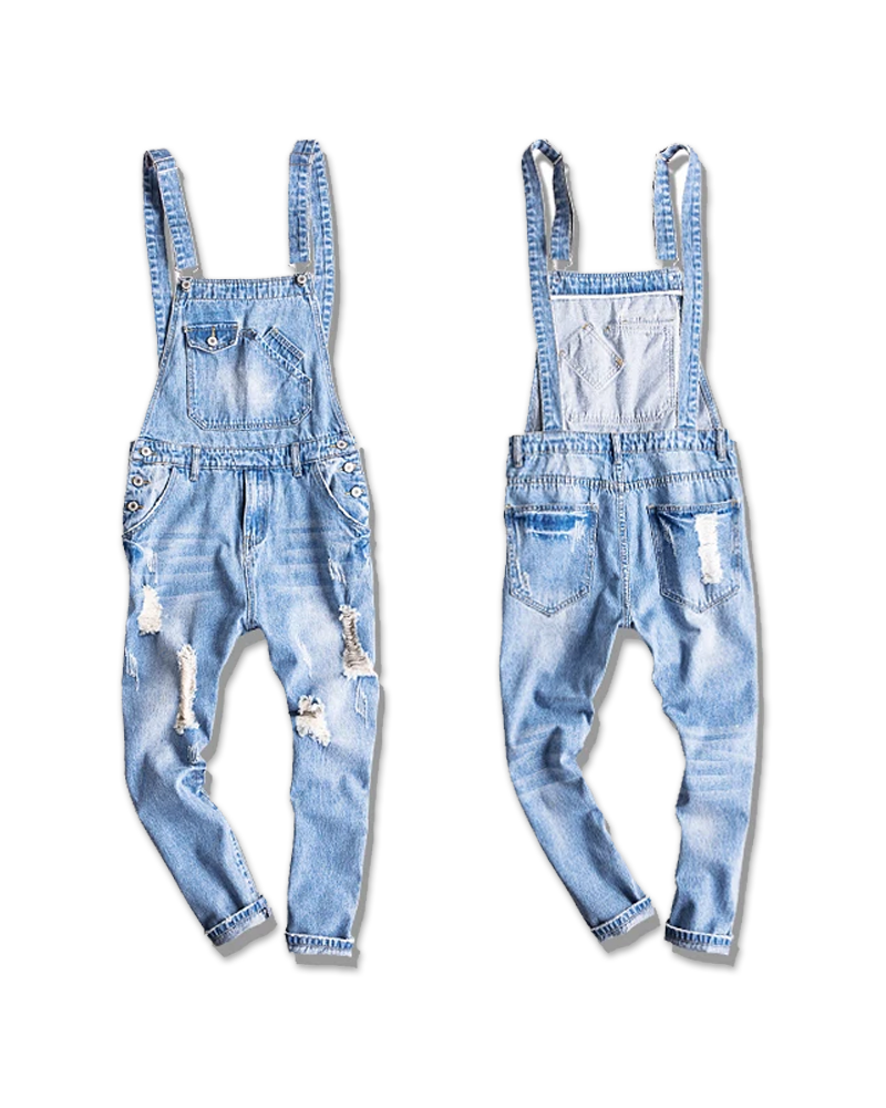 Men's Denim Overalls & Jumpsuits