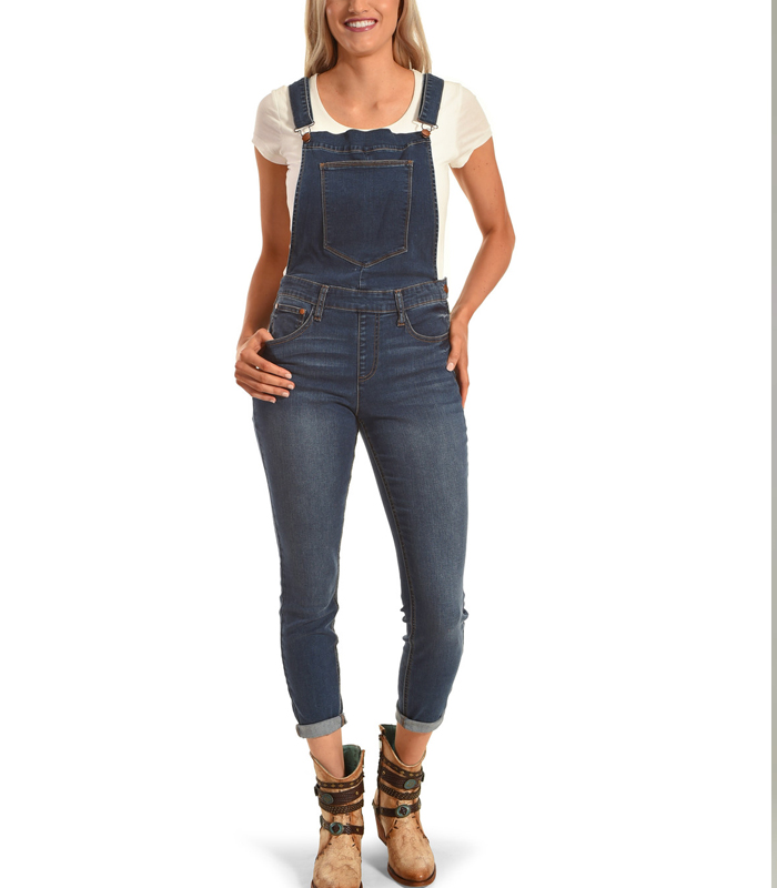 Country Outfitter Skinny Women's Denim Overalls