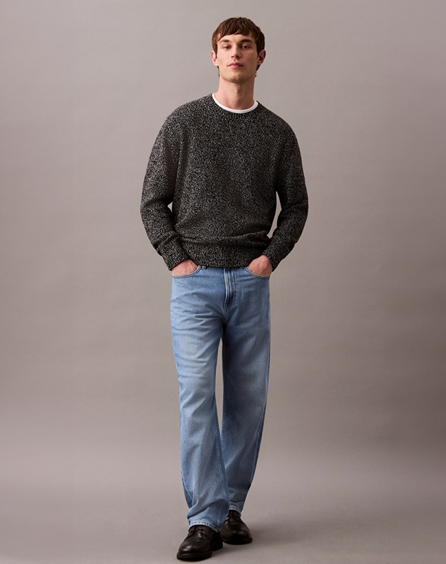men's jogger denim pants with loose design