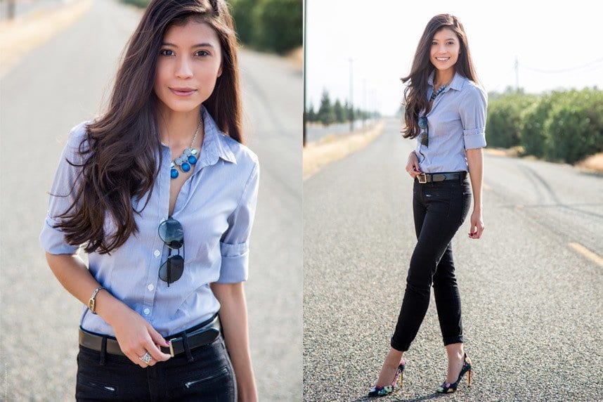 50 Chic Denim Outfit Ideas with Styling Tips