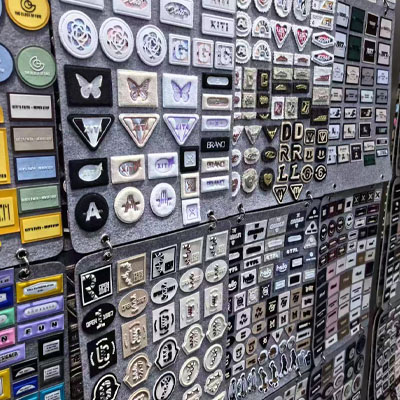 Custom Denim Clothing Emblem Embroidery