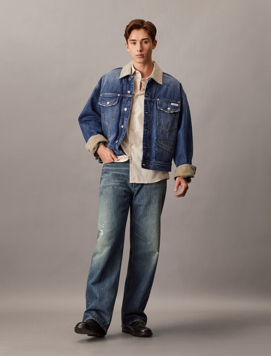 men's denim pants size 46