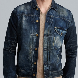 Custom Men's Denim Jackets & Coats