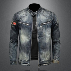 Custom Men's Denim Jackets & Coats