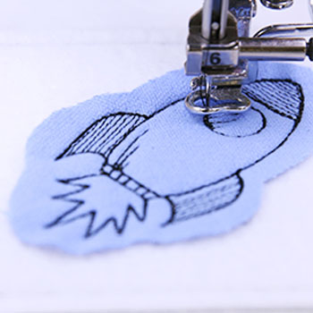 Affixed Cloth Embroidery Denim Clothing