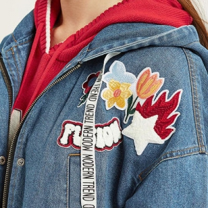 Custom Denim Clothing Embroidery Patch‌‌