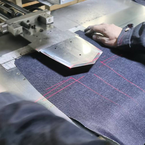 Denim stitching production