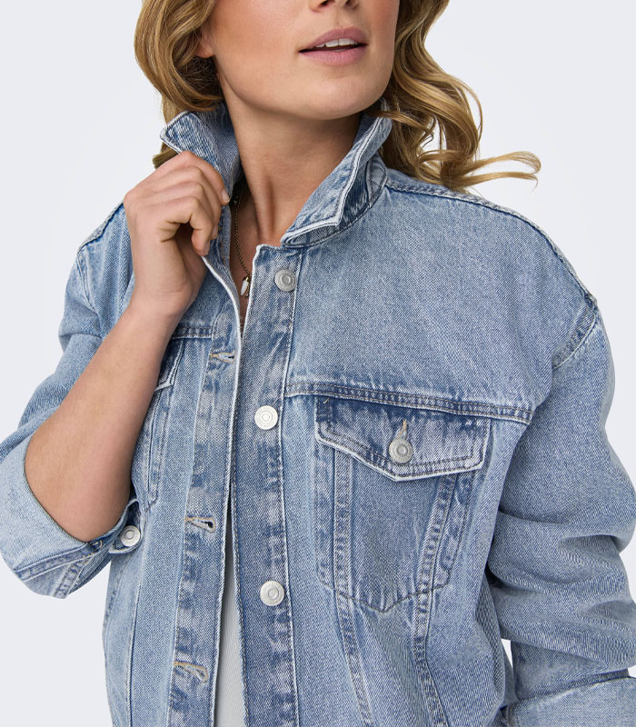 washed denim jacket