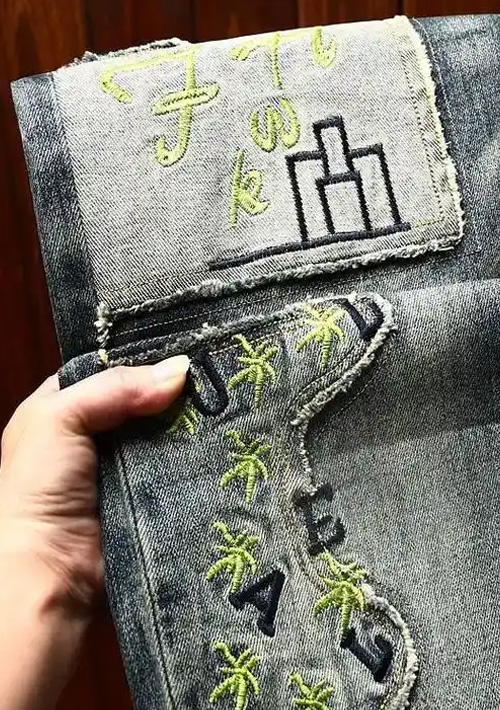 Custom Affixed cloth embroidery Services