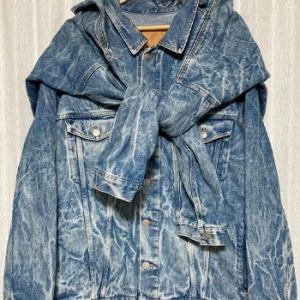 acid wash denim jacket