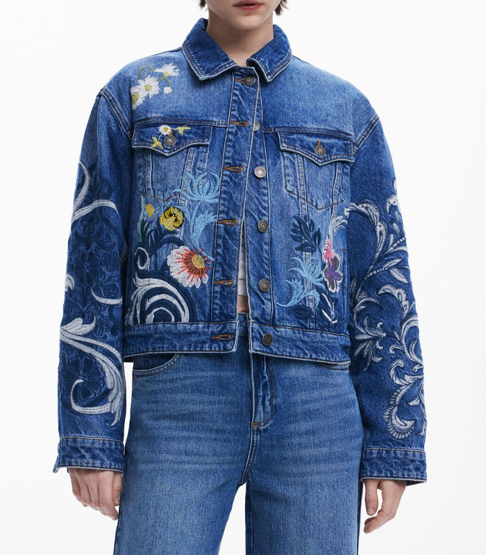 Customized Embroidered Denim Jacket