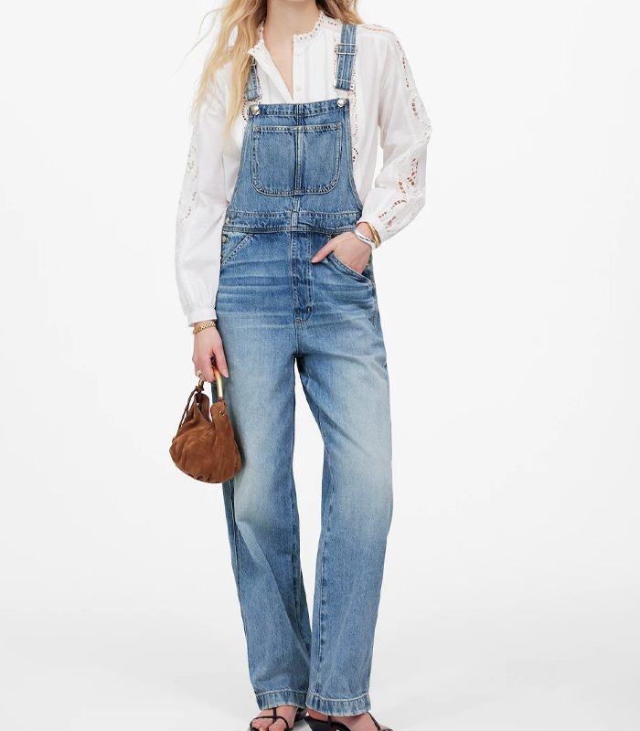 Denim Relaxed Carpenter Overalls in Lewisberg Wash