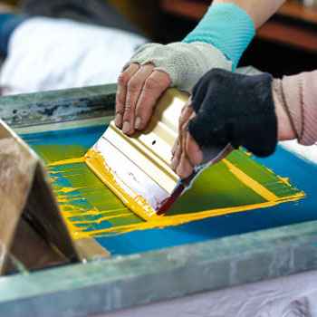 Garment silk screen printing factory