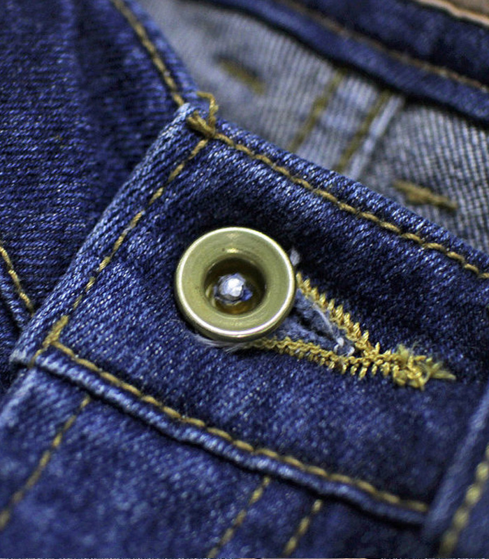 Jeans metal button logo customization