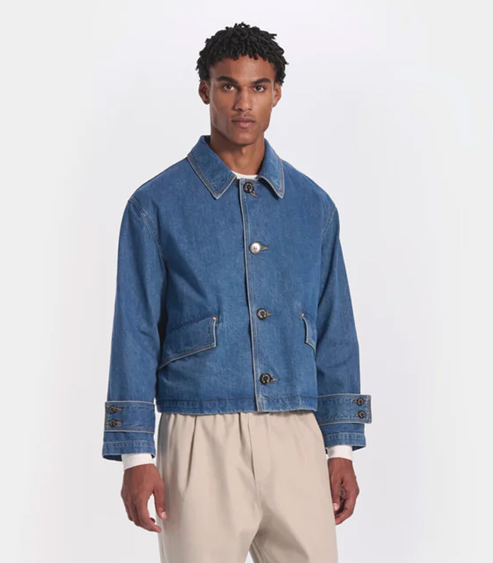 Custom Denim Blouson Jacket