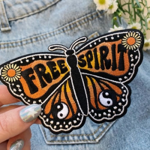 Affixed Cloth Embroidery Denim Clothing