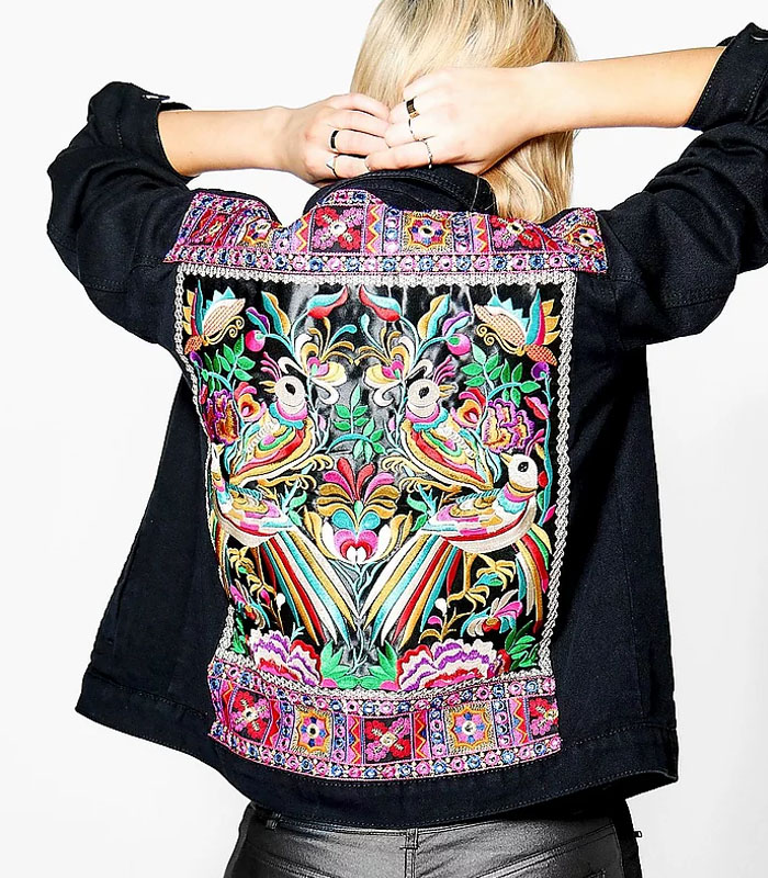 Custom Denim Embroidered Jackets