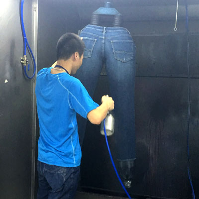 Custom Denim Spray Clothing Craft Service