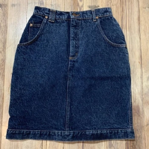 Custom Denim Maxi Skirt