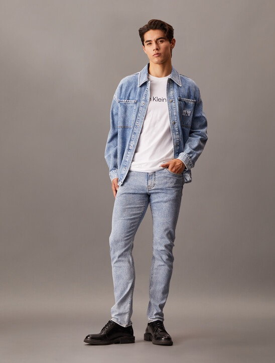men's hip hop retro skull embroidered washed denim pants y2k