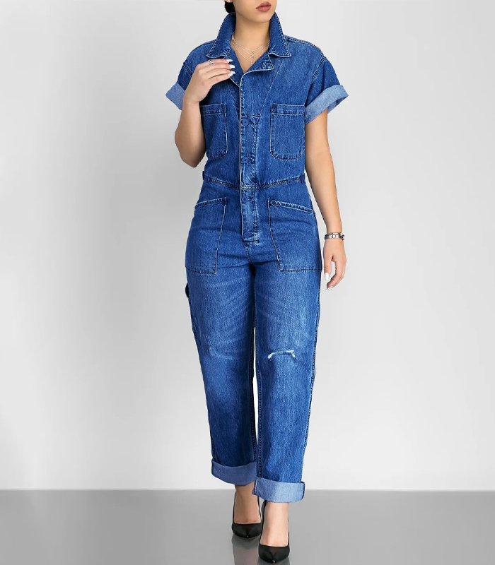 Plus Size Jumpsuit Jeans Sexy Bodysuit Women