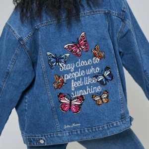 Examples of Denim Embroidered