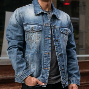 Custom Men's Denim Jackets & Coats