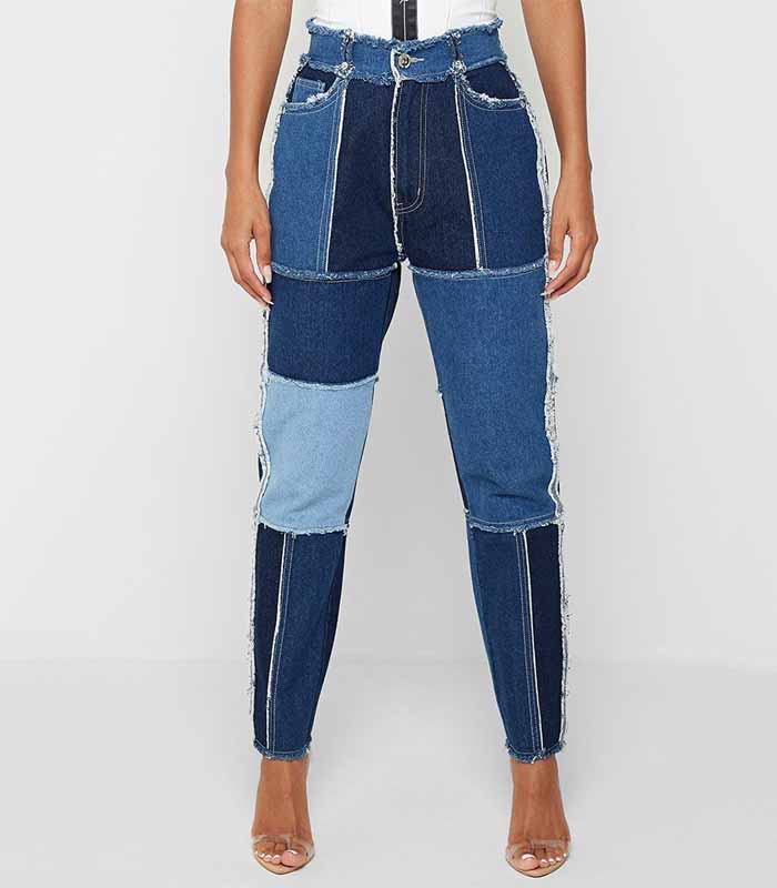 Patchwork Women's Jeans