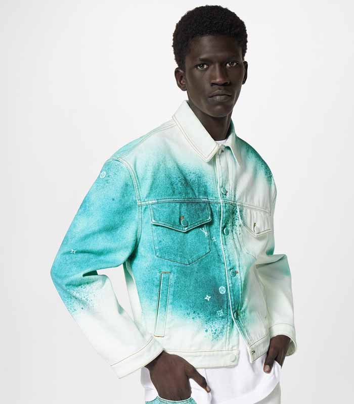 Spray Denim Jacket Luxury - Multicolour 