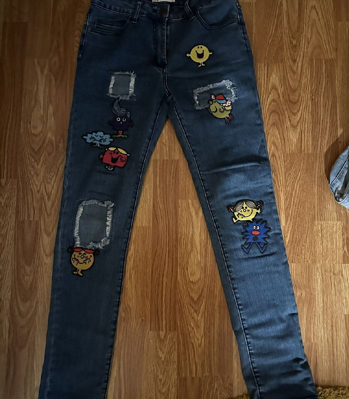 custom cartoon jeans