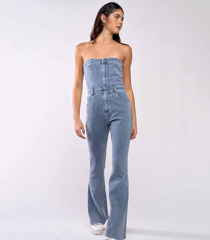 Strapless Slim-Fit Jumpsuit