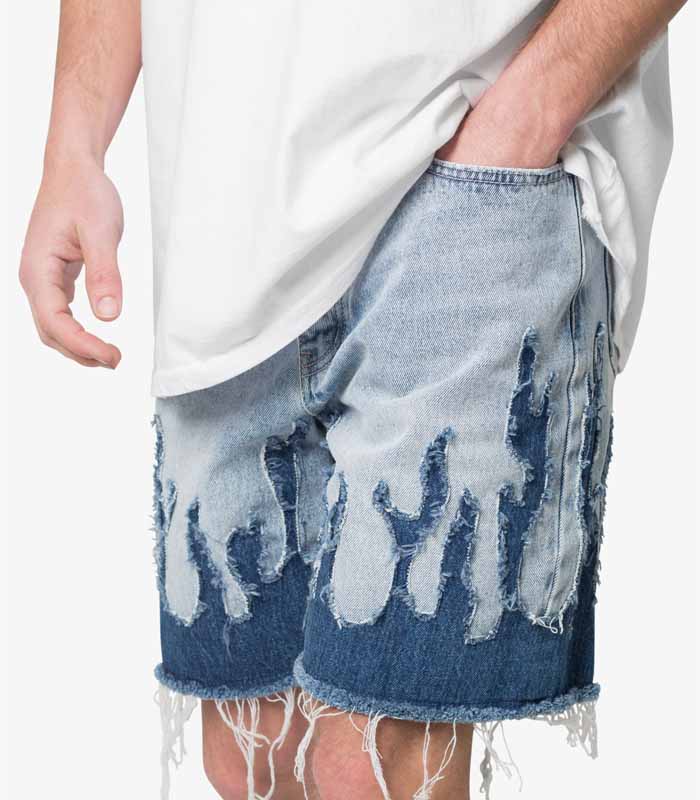 Blue jorts