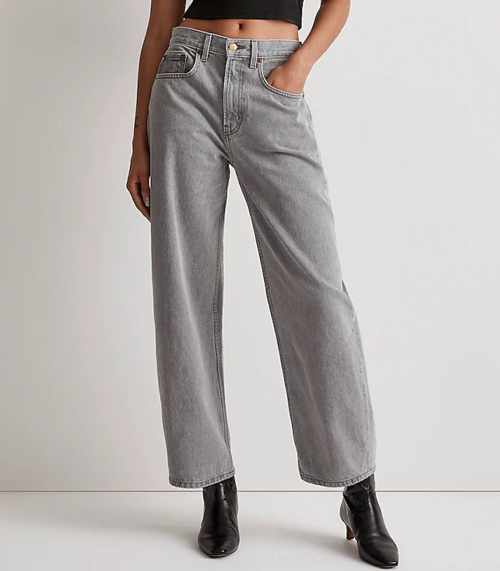 Custom grey jeans