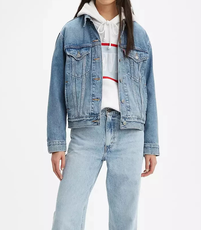 Custom jean jacket women's