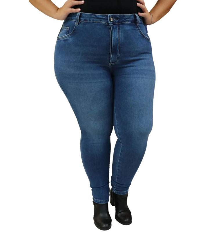 calça jeans feminina plus size