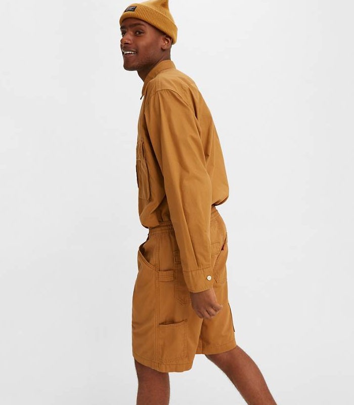 carpenter denim shorts men