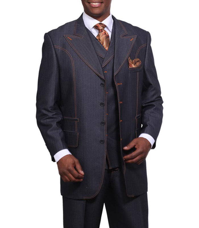 men denim set