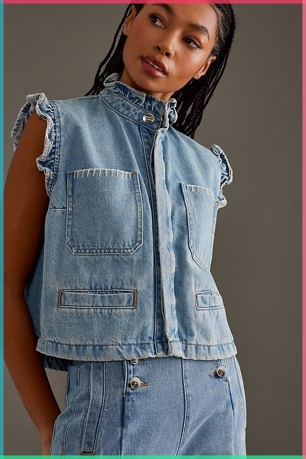Denim vest