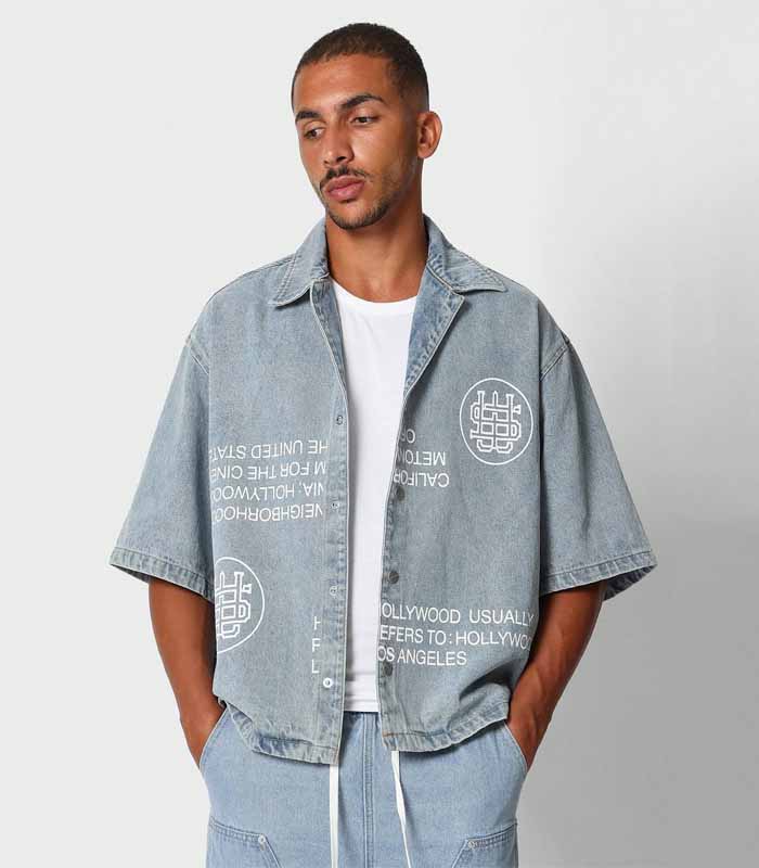 Boxy Denim Shirt