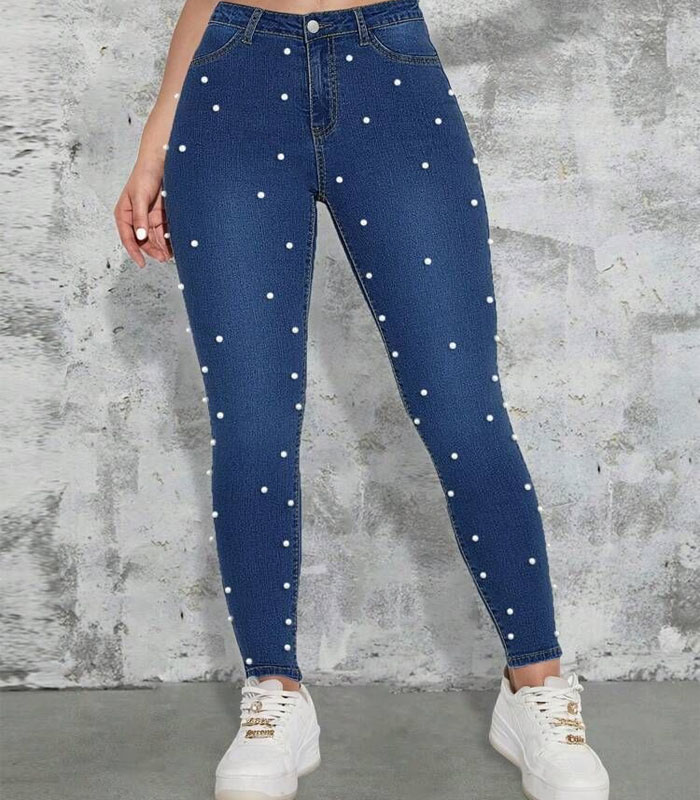 Bling-bling skinny jeans