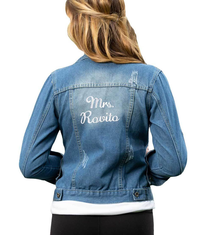 Personalized denim jacket